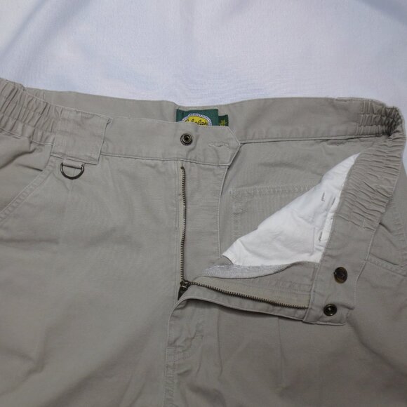 CABELA'S mens CARGO khaki PANTS tan ELASTIC pull-on HIKING SIZE 34 - Picture 6 of 12